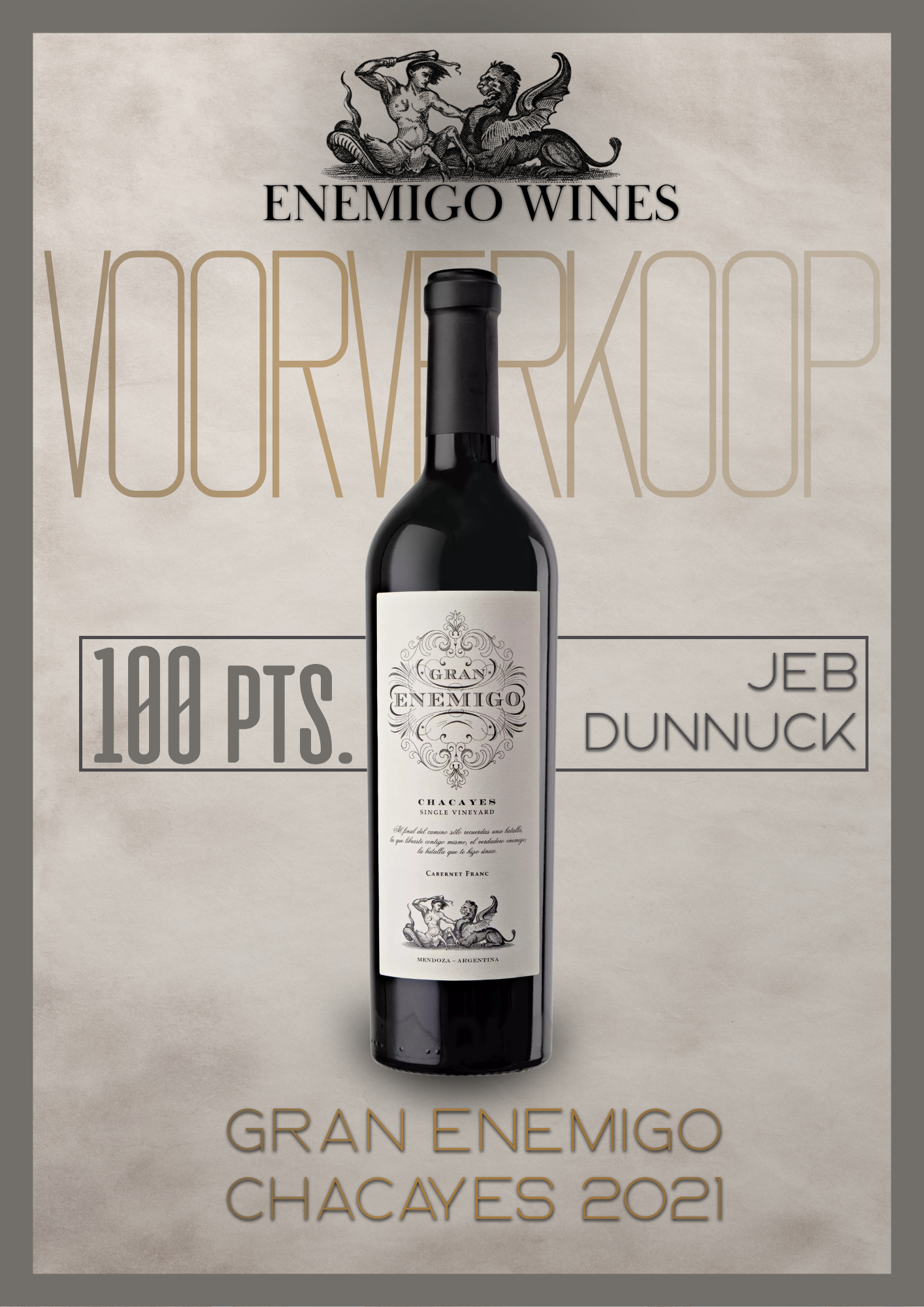 Afbeelding van Gran Enemigo Chacayes Cabernet Franc '21 (Voorverkoop)