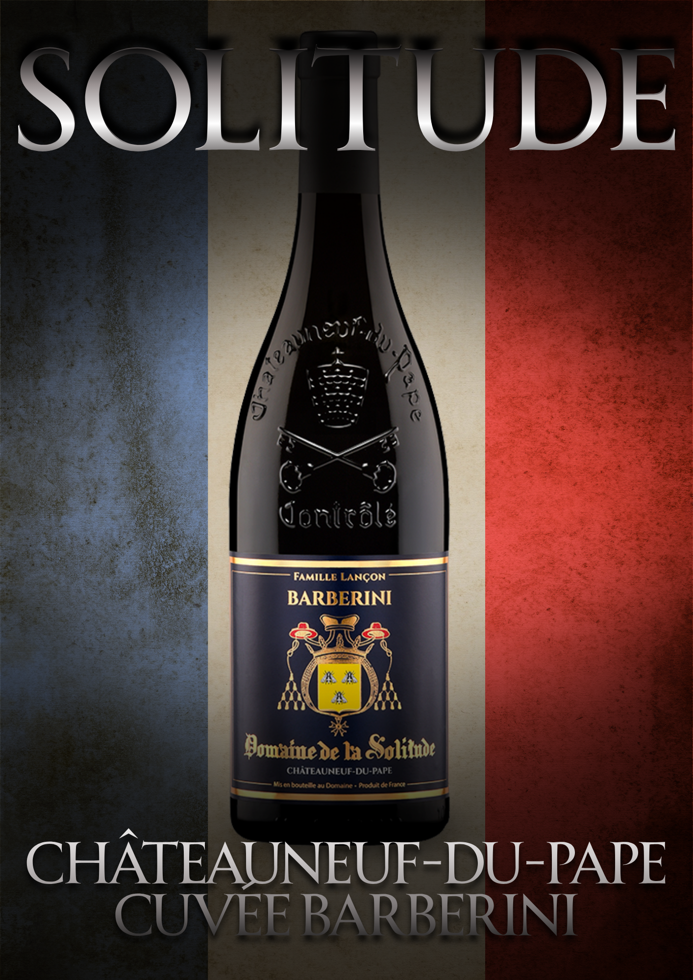 Afbeelding van Domaine Solitude Barberini Châteauneuf-du-pape '19 MIX ACTIE